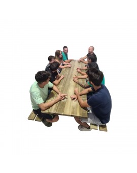 MASGAMES MUNICH XL picnic table 235 cm long