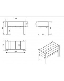 MASGAMES FORTIS Junior Growing Table