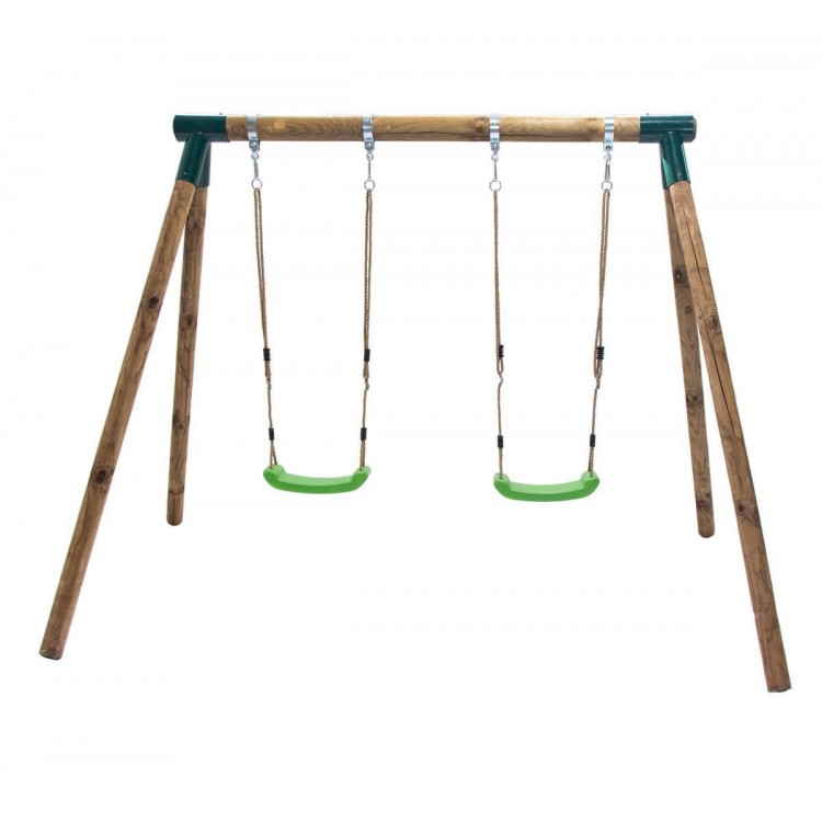 Double round wood swing Masgames KADI L