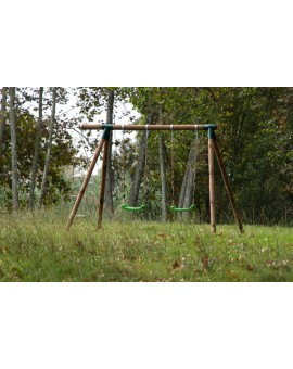 Double round wood swing Masgames KADI L Deluxe