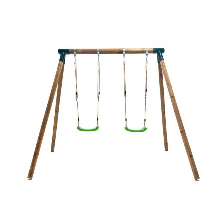 Doble round wood swing Masgames KIBO XL