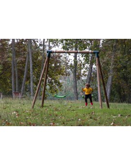 Doble round wood swing Masgames KIBO XL