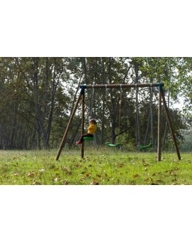 Double round wood swing Masgames KIBO XL Plus