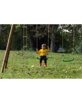 Double round wood swing Masgames KIBO XL Deluxe