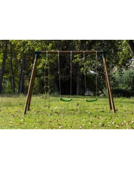 Double round wood swing Masgames KIBO XL Deluxe