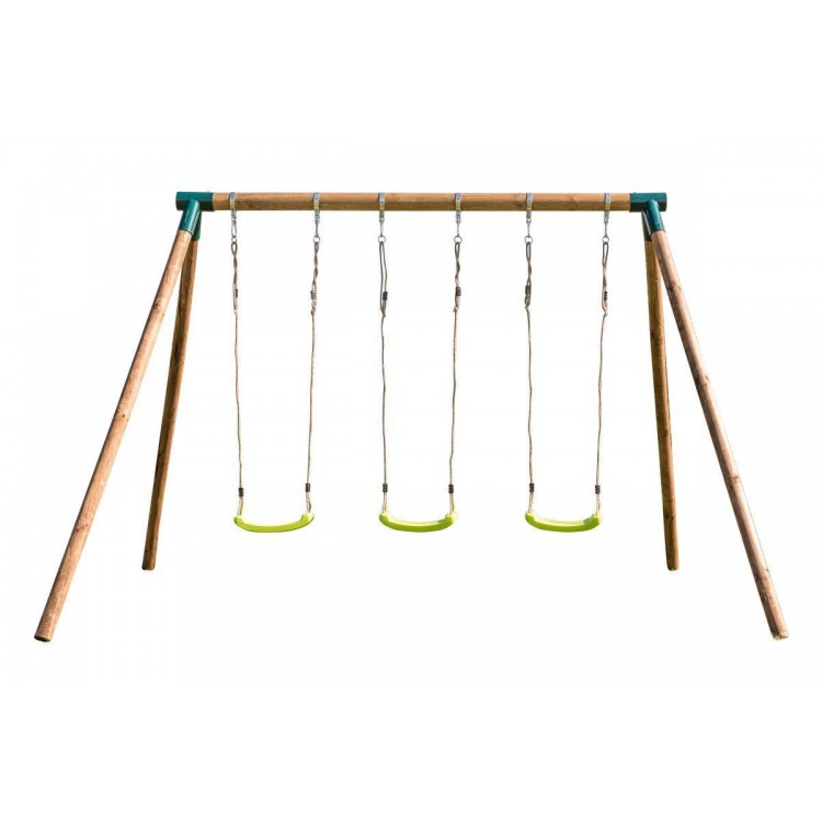 Triple round wood swing Masgames ETNA XL