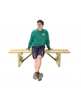 MASGAMES ZURICH outdoor wooden bench