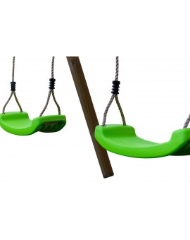 Triple square wood swing Masgames NORI XL + face-to-face seat