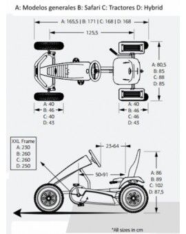 Pedal kart BERG X-Treme BFR XXL
