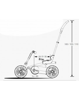 BERG Buzzy Retro 2 in 1 Green pedal car