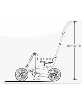 Pedal car BERG Buzzy Bloom 2in1