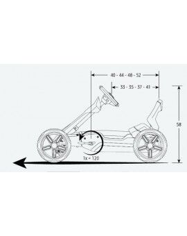 Pedal car BERG Reppy Rebel