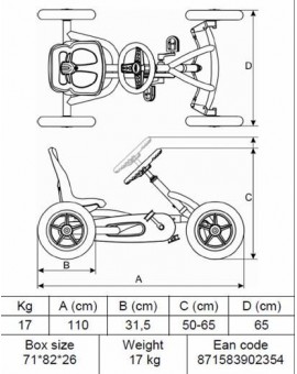 BERG Buddy Jeep Junior pedal car