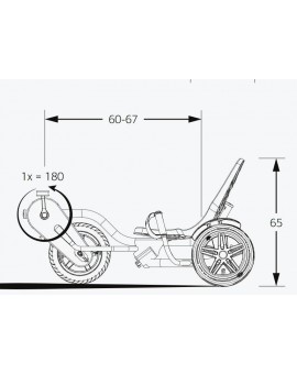 BERG Street-X Venom pedal tricycle