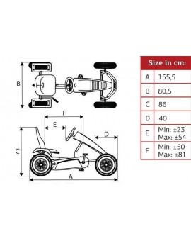 BERG X-Cross BFR-3 pedal kart