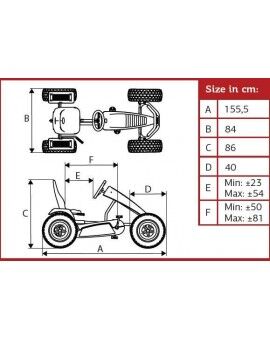 Pedal kart BERG Jeep Revolution BFR-3