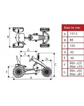 BERG John Deere BFR-3 Pedal Tractor