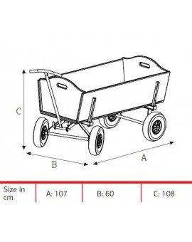 BERG Beach Wagon L wheelbarrow