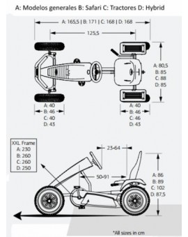 BERG B.Super Blue E-BFR electric pedal kart