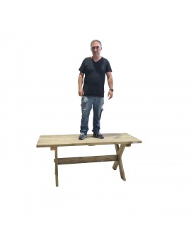 Wooden table for outdoors MASGAMES XERTA