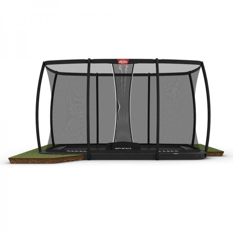 BERG Flatground Ultim Champion 500 + Red Deluxe XL trampoline