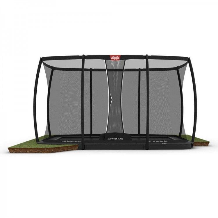 Trampoline BERG Flatground Ultim Champion 500 + Safety Net Deluxe XL