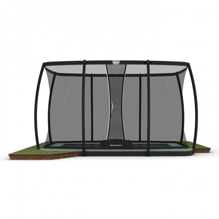 Trampoline BERG Flatground Ultim Champion ECO 410 + Safety Net Deluxe XL