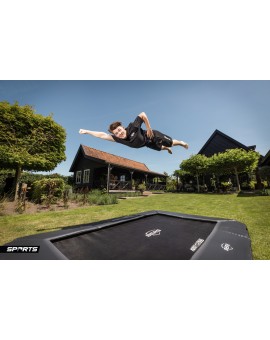 BERG Flatground Ultim Champion 410 + Aerowall trampoline