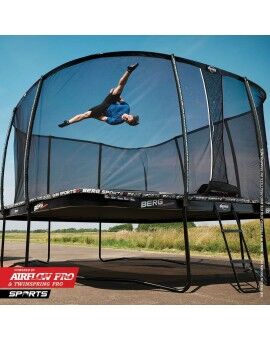 Trampoline BERG Flatground Ultim Pro Bouncer 500x500 + Safety Net Deluxe XL