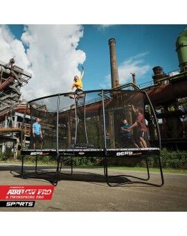 Trampoline BERG Flatground Ultim Pro Bouncer 500x500 + Safety Net Deluxe XL
