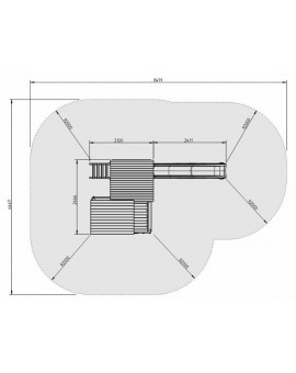 Masgames PALAZZO XL playground with swing