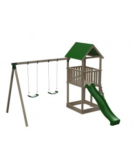 Masgames TIBIDABO L playground canvas roof with swing