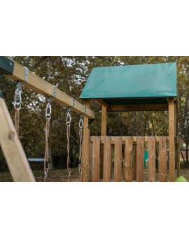 Masgames TIBIDABO L playground canvas roof with swing