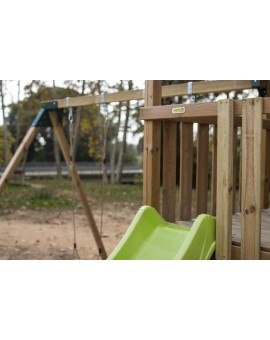 Masgames TIBIDABO L playground wooden roof with swing