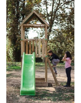 Masgames TIBIDABO L playground wooden roof with swing