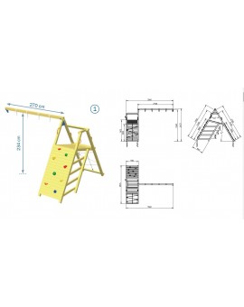 Masgames BELVEDERE XL playground with Challenger