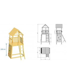 Masgames BELVEDERE XL playground with Challenger