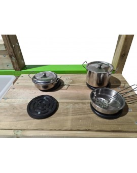 Wooden children's outdoor kitchen Masgames SPICY