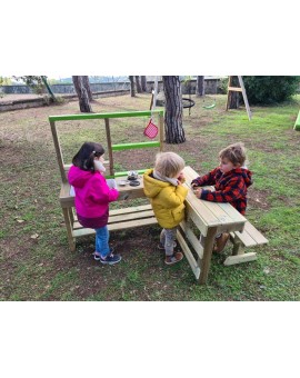 Wooden children's outdoor kitchen Masgames SPICY Delicious