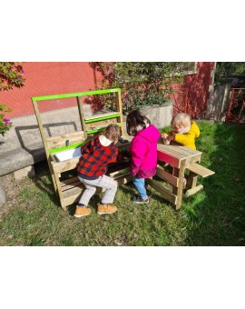 Wooden children's outdoor kitchen Masgames SPICY Delicious