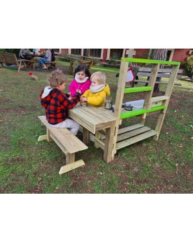 Wooden children's outdoor kitchen Masgames SPICY Delicious