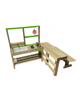 Wooden children's outdoor kitchen Masgames SPICY Delicious