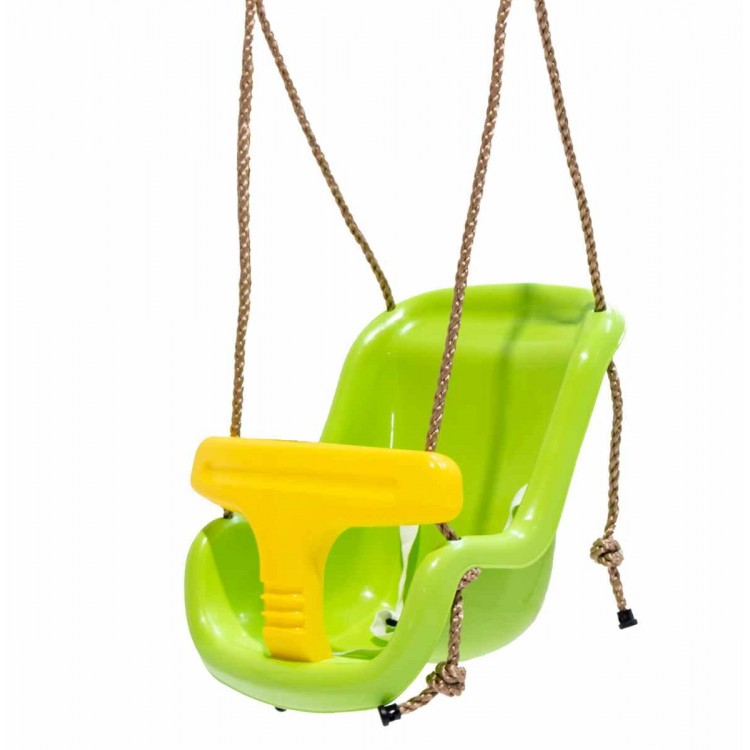 Baby seat MASGAMES Deluxe green and yellow