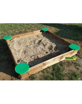 Wooden sandbox Masgames DELUXE Rectangular Horeca