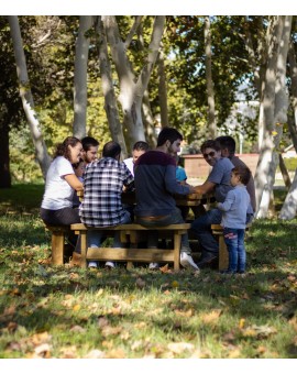 MASGAMES BALTIC square picnic table