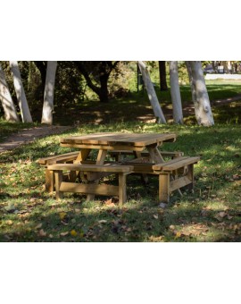 MASGAMES BALTIC square picnic table