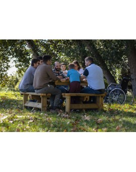 MASGAMES BALTIC square picnic table