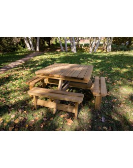 MASGAMES BALTIC square picnic table