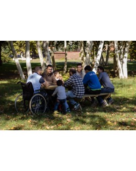 Adapted picnic table MASGAMES LYON