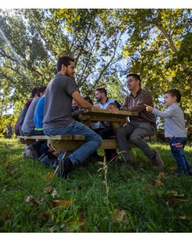 MASGAMES MUNICH XL picnic table 235 cm long